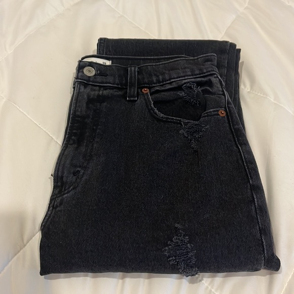 Abercrombie & Fitch 90s Ultra High Rise Straight Jeans Size W28 / 6R - Picture 8 of 8